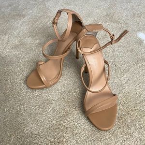 Tony Bianco Beige Strappy High Heel Sandal